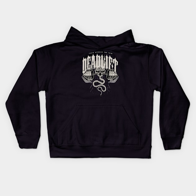 Deadlift Kids Hoodie by szymonkalle